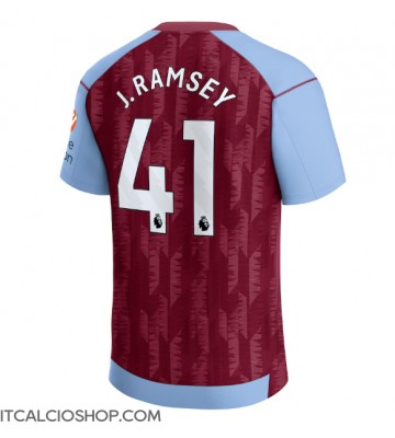 Aston Villa Jacob Ramsey #41 Prima Maglia 2023-24 Manica Corta